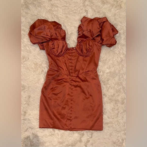 House of CB Blush Ruffle Mini Dress - Picture 4 of 8